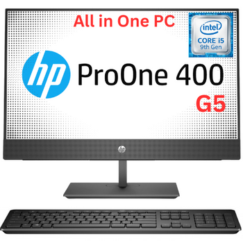 HP ProOne  All-in-One 20 400 G5 Intel Core i5 9th Gen, 8GB DDR4, 1000 GB HDD, Screen 20" Wired Keyboard Mouse, Windows 10 Pro