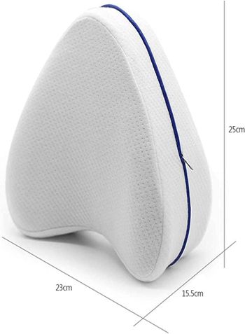 Knee Pillow, Heart-Shaped Memory Cotton Leg Pillow for Sleeping Orthopedic Sciatica Back Hip Joint Pain Relief Thigh Leg Pad Cushion