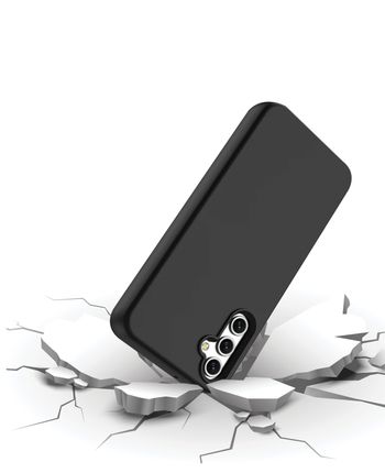 Max & Max Samsung Galaxy S24 5G Case Cover Soft Silicone Magnetic, Anti Scratch Camera Protection Inside Microfiber -  Black