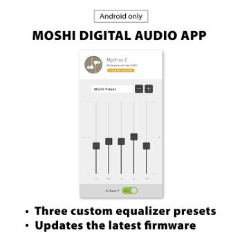 Moshi - Mythro C USB Type-C Earphones - Jet Silver