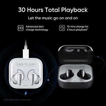 realme Buds Air 3 Neo Wireless Earbuds, 10mm Dynamic Bass Driver, Superior Sound Quality, ENC AI Noise Cancellation, IPX5 Water Resistance, Starry Blue