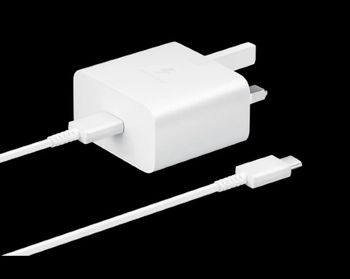 Samsung 15W Power Adapter WithTypC, Cable (EP-T1510XWEGAE), White