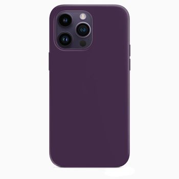 Max & Max iPhone 14 Pro Max Silicon Case 6.7-inch, Supports Magnetic Wireless Charging, Shockproof Protection Smooth Grip Cover (Purple)