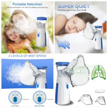 Portable Handheld Nebulizer Machine White