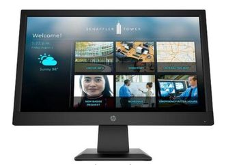 HP P19B G4 18.5" WXGA Monitor, 1366 x 768 Resolution, 16:9 Aspect Ratio, 5ms GtG Response Rate, TN, 200 Nits, Anti Glare, VGA, HDMI,.