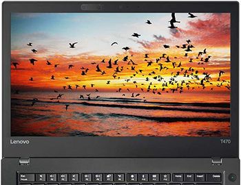 Lenovo ThinkPad T470 Business Laptop | معالج انتل كور i5-6 من الجيل | 8 جيجا رام | 256 جيجا بايت SSD | شاشة مقاس 14.1 بوصة | نظام التشغيل Windows 10 Professional | 15 يومًا من الضمان الذهبي لتكنولوجيا المعلومات