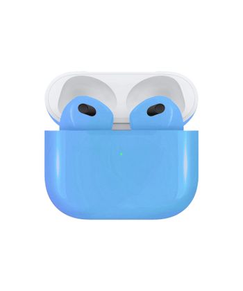 Apple Airpods (3rd Generation) Customized By Caviar Glossy Sky Blue