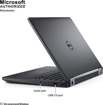 كمبيوتر محمول Dell Latitude E5470 عالي الدقة للأعمال (Intel Core i5-6300U ، 8 جيجابايت رام ، 256 جيجابايت SSD SSD ، HDMI ، كاميرا ، WiFi ، قارئ بطاقة SC) Win 10 Pro