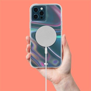 CASE-MATE iPhone 13 Pro - Soap Bubble w/ MagSafe and Antimicrobial - Iridescent