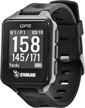 Izzo Golf Swami Rangefinder GPS Watch (A44055) Black