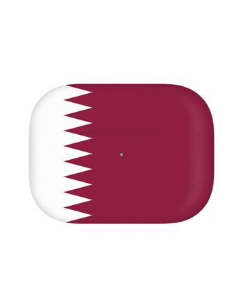 Apple Airpods Pro (2nd Generation) Customized By Caviar Matte Qatar Flag