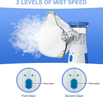 Portable Handheld Nebulizer Machine White