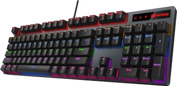 Rapoo V500Pro Gaming Mechanical Backlit Keyboard - Black