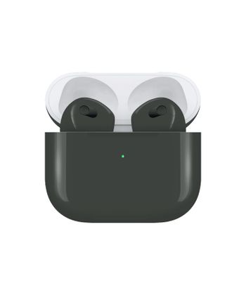 Apple Airpods (3rd Generation) Customized By Caviar Glossy Graphite Grey