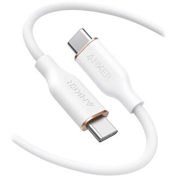 Anker Powerline III Flow USB-C To USB-C Cable 1.8m (AN.A8552H21.WT) Cloud White