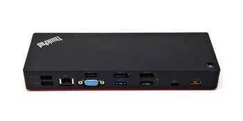 Lenovo ThinkPad Thunderbolt 3 Dock DBB9003L1 - 40AC ThinkPad Thunderbolt 3, DisplayPort, HDMI, VGA, USB 3.0, USB-C, Docking Station with 135W Power Adaptor