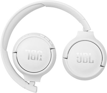 JBL Tune 510BT Wireless On Ear Headphones Pure Bass Sound, 40H Battery - White