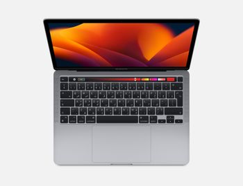 تفاحة   MacBook Pro A2338 2022 مع شاشة 13.3 بوصة ومعالج M2 8 جيجا بايت رام 512 جيجا بايت SSD لوحة مفاتيح إنجليزية ، رمادي فضاء (صندوق مفتوح)