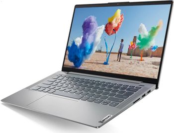 Lenovo IdeaPad 5-14IIL05  , 14" FHD (1920x1080) IPS 300nits Anti-glare DIsplay , 10th Gen Core i5-1035G1 Processor, 8GB Soldered DDR4, 512GB SSD, 2GB Nvidia Geforce MX350 Graphis , HDMI , USB Type C, Finger Print, ENG/ARABIC Backlit Keyboard, Int