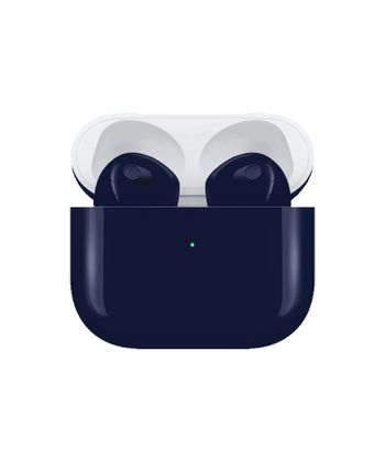 Apple Airpods (3rd Generation) Customized By Caviar Glossy Navy Blue