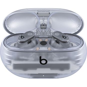 Beats Earphone Studio Buds+ True Wireless Noise Cancelling Earbuds (MQLK3LL/A) Transparent