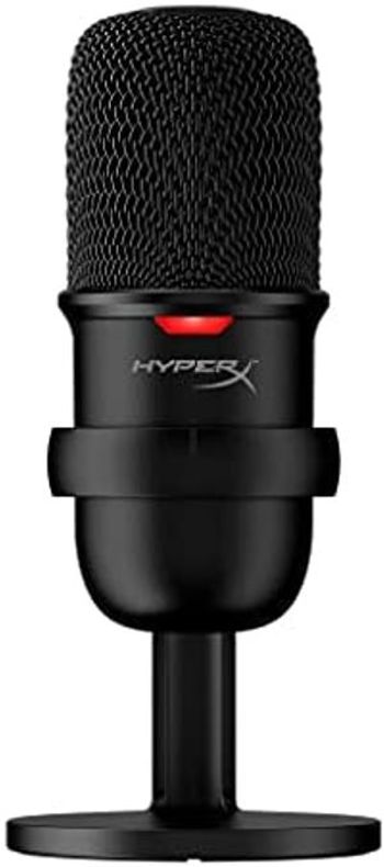 Hyperx Solocast – Usb Condenser Gaming Microphone, For Pc, Ps4, Ps5 And Mac, Tap-To-Mute Sensor, Cardioid Polar Pattern, Great For Gaming, Streaming, Podcasts, Twitch, Youtube, Discord