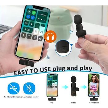 K8LG Wireless Microphone 1 Mic for Iphone Mobiles