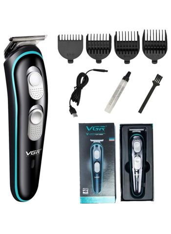 Cordless Electric Hair Clipper and Beard Trimmer for Home Use, VGR rechargeable Professional Hair Clipper for Men and Children with 4 Guide Combs