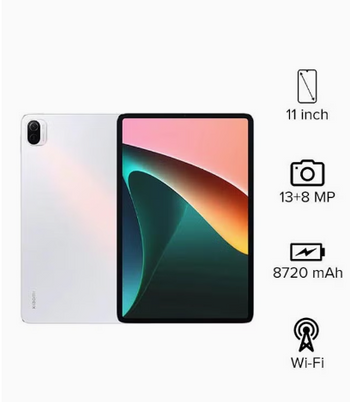 Xiaomi Mi Pad 5 11 Inch 6GB RAM - 256GB - International Release - Pearl White