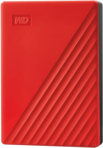 Western Digital My Passport Portable Hard Drive 5TB (WDBPKJ0050BRD-WESN) Red