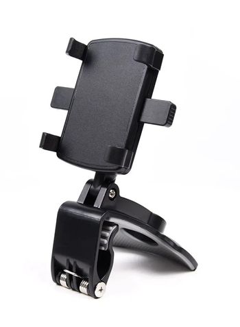 Car Phone Holder for Dashboard, 360 Degree Rotation Car Mobile Stand Compatible for All Smartphones (Black)