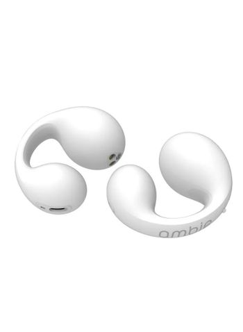 Ambie Sound Earcuffs AM-TW01 Bunching Earphones Bluetooth Waterproof Fully Wireless Comfortable To Wear/Full Compatibility Ear-clip Type Wearing Large-Capacity Charging HF Level Sound Quality - White