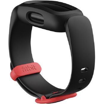 Fitbit Activity Tracker Ace 3 For Kids Up to 8 Days of Battery Life (FB419BKRD) Black / Sport Red