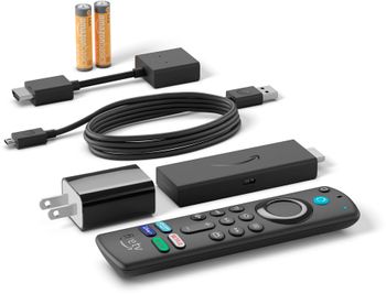 Fire TV Stick (الجيل الثالث) 4K مع جهاز تحكم Alexa Voice Remote وDolby Vision ومشغل الوسائط المتدفقة بتقنية HDR (يتضمن عناصر التحكم في التلفزيون)