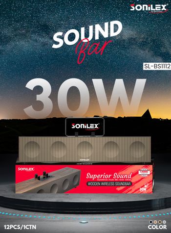 ساوند بار BT Soundbar Wooden Sound SL-BS 1112 SONILEX