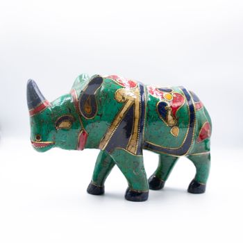 Stone Rhino - Made in Nepal