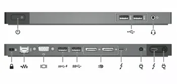 Hp Elite Thunderbolt 3 Dock  - Supports Every Hp laptop With Type C Charging / Thunderbolt 3 Type C port