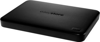 Western Digital Easystore Portable Hard Drive 1TB (WDBAJN0010BBK-WESN) - Black