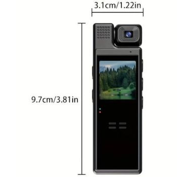 Camera L9 1080P Mini Portable Body Camera 180 Rotating Lens Sports Camcorders