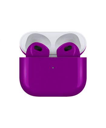 Apple Airpods (3rd Generation) Customized By Caviar Glossy Violet