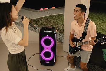 JBL Partybox 710 Party Speaker With 800W Rms Powerful Sound - Built In Lights - Splashproof - Guitar & Mic Inputs Black