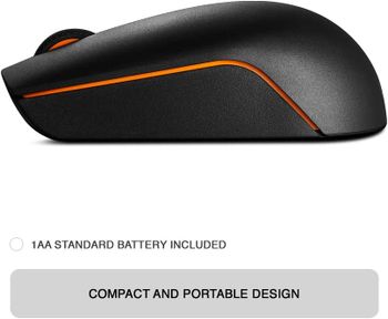 Lenovo 300 Wireless Compact Mouse