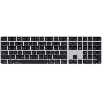 لوحة مفاتيح Apple Magic Keyboard اتصال Bluetooth اللاسلكي مع معرف اللمس ولوحة المفاتيح الرقمية (MMMR3LL / A) أسود