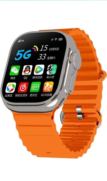 Modio 4G Ultra 2.2 Inch HD Display Smart Watch (Gold)