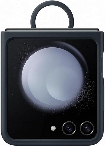 Samsung Galaxy Z Flip5 Silicone Case with Ring, Indigo