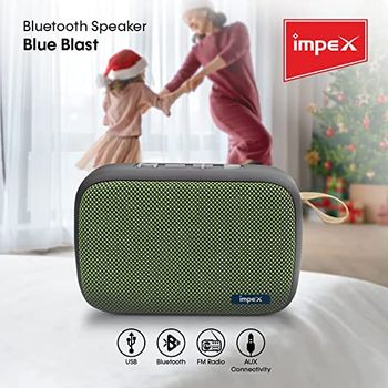 Impex BLUE BLAST 700mAh 3.0W Bluetooth Speaker (Multicolor)