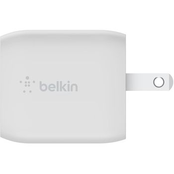 Belkin Boost Charge Pro WCH011dqWH 45w Dual USB-C Wall Charger with Pps - White