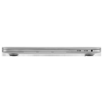 جراب Case-mate Snap-On Apple Macbook Pro 13 "2020 - غطاء شفاف مقاوم للصدمات وحماية من الخدش ، شعار Apple شفاف مع غطاء لوحة المفاتيح (تخطيط الولايات المتحدة والمملكة المتحدة) - شفاف