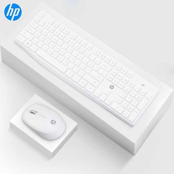 HP Wireless USB Keyboard and Mouse Combo CS10 - White .