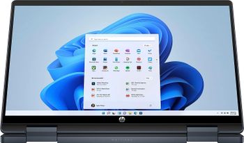 Hp Pavilion 14 12th Gen - x360- 14 inch 2 in 1(1920x1080) Touch display - 12th Gen 1215u Core i3 6 Core 8 Threads Processor- 8GB Ram 3200 MHZ On Board - 256GB NVME SSD - Backlit KB- USB Type C-HDMi-win 11 - SPACE BLUE